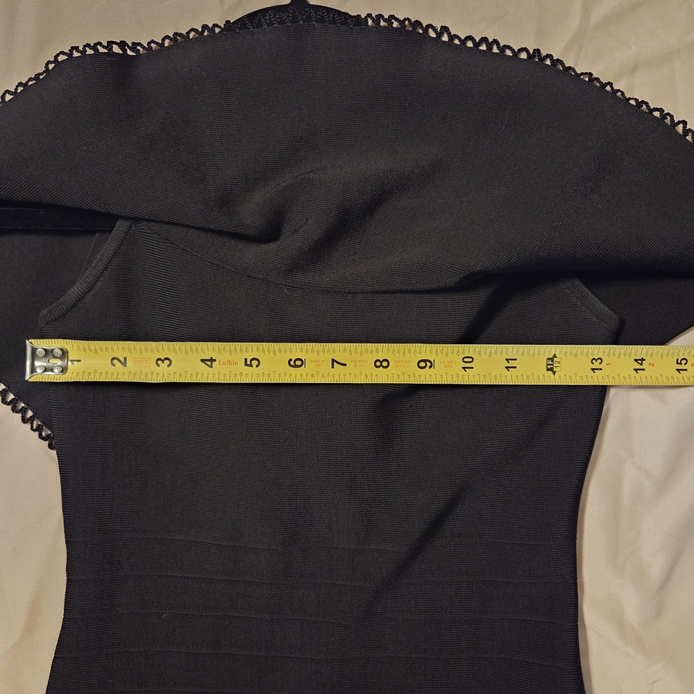 Marciano Black Strapless Dress - Picture 9 of 9